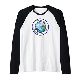 Lake Tahoe Sierra Nevada Raglan Baseball Tee