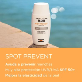 Protector solar Isdin Fusion Fluid FPS 50 Spot Prevent en crema de 50 mL