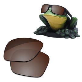 Acefrog AR Coated Polarized Replacement Lenses/Nose Piece for Oakley Turbine OO9263 Sunglasses - Flash Bronze
