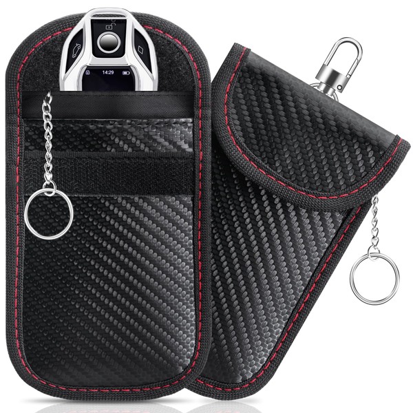 LivTee Faraday Key Fob Protector, RFID Blocking Faraday Bag for