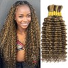 LEISWISS Human Braiding Hair for Boho Braids 150g 24 Inch