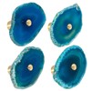 KYEYGWO Natural Blue Agate Slice Cabinet Knobs, Set of 2