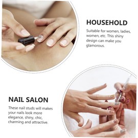 Healvian 36pcs Nail Rhinestone Decal Crystals for Elegant Nail Art Decoration Chic and Fashionable Designs Suitable for DIY Crafts Phones and More