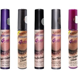 GAERO GLOBAL SOLUTION Pack De 5 Rimel Mascara De Pestañas Prose Varios Modelos By Gaero Shop | Maxi-Volumen | Profesional Silicón | Profesional | Micro Fibras | Maxi-Volumen Silicón | Aprueba De Agua