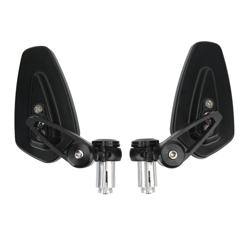 Motorcycle Rear View Mirror 22mm Handlebar Mirror 360 Degree Rotation