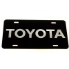 BLVD DEEP Engraved NEW Toyota Car Tag Diamond Etched on