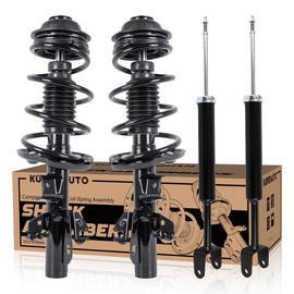 KUIPERAUTO 272641 272642 5827 Complete Front Rear Struts Coil Spring Assembly Compatible for 2013-2016 Dodge Dart 1.4L 2.0L 2.4L FWD Aero SE SXT Set of 4 Replacement Shock Absorbers