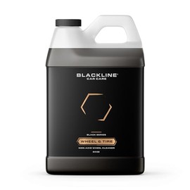 Blackline Wheel & Tire Cleaner Spray - Non-Acidic Brake Dust Remover Bug Remover & Wheel Cleaner for Cars, Trucks and More — Versatile, Fast Acting, and Safe for Most Finishes (64 Fl Oz)