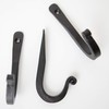 Stur-De Decorative Wrought Iron Hooks for Wall - Heavy Duty