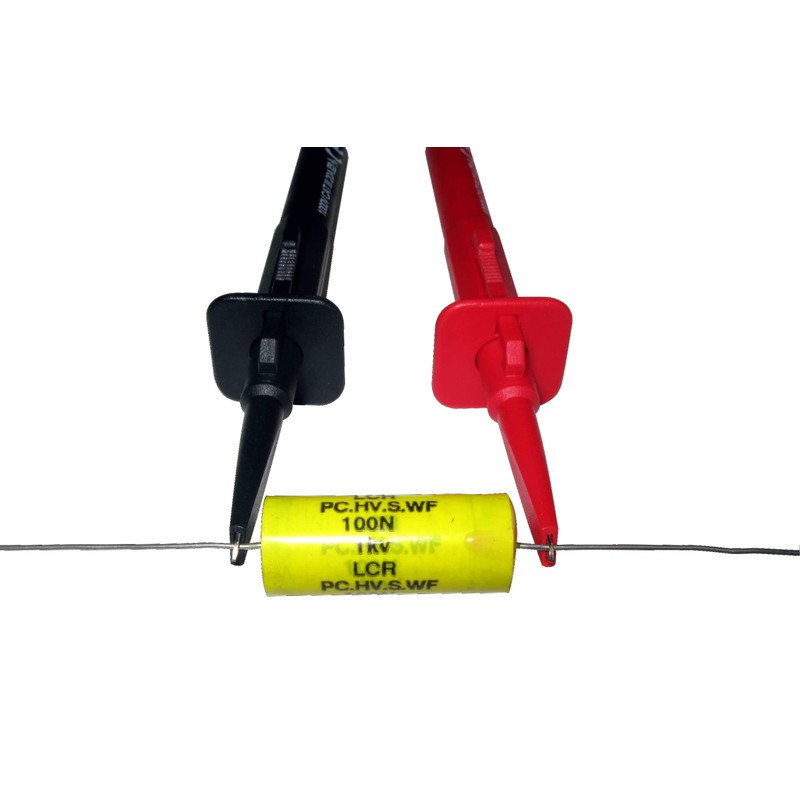 Sprung hook probe 1000 V CAT III, red