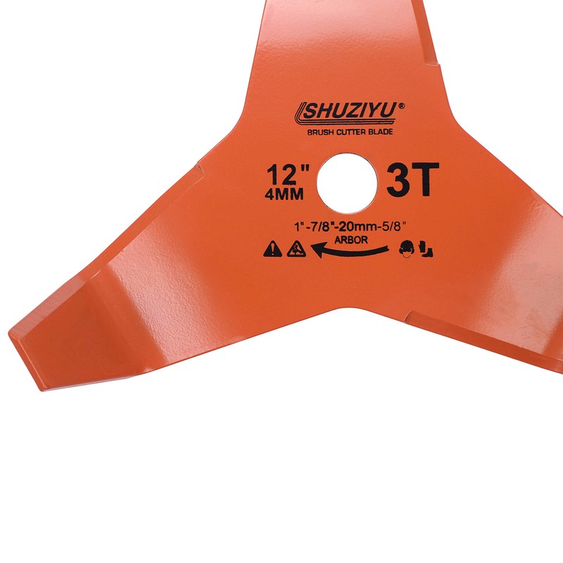 SHUZIYU, 12", Thickness 4MM-3T Bend, Arbor 1" with 7/8"-20-5/8" Washer,