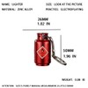 Match Keychain Lighter, Kerosene Refillable, Waterproof Flint Igniter, Permanent Match