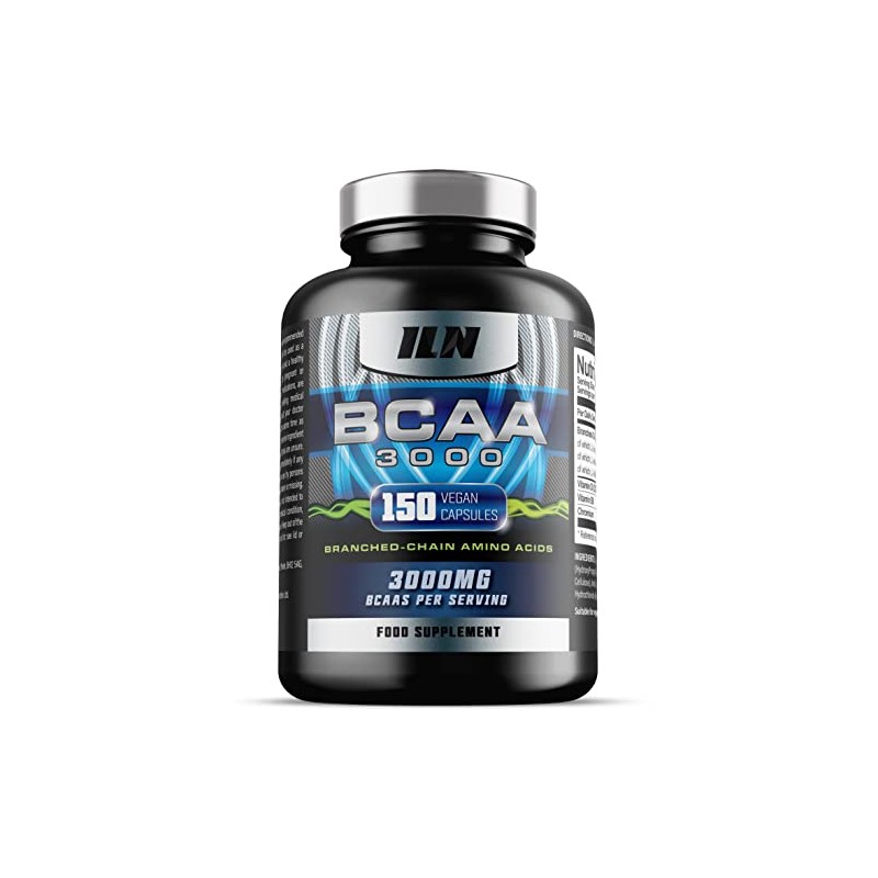 BCAA 3000mg - 2:1:1 BCAA Capsules - BCAAs (150 Capsules)