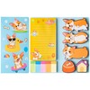 A1DIEE A1DIEE Corgi Haftnotizen Klebezettel Set - 550 Blätter Kartoon
