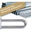 Tumecos U-Shaped Lock, Bicycle Lock, Alloy Steel, 4 Keys Included,