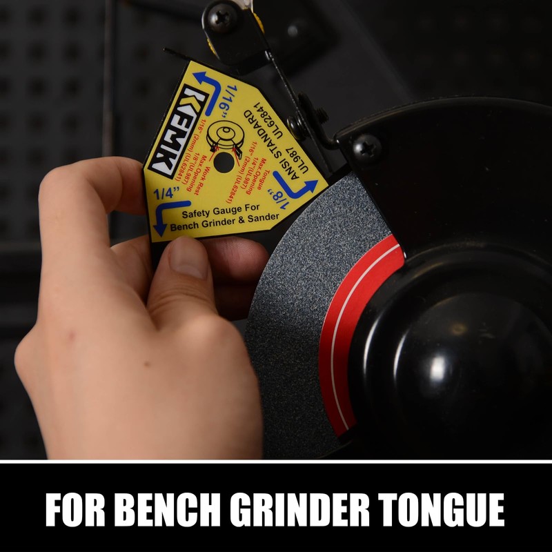 KFMK Bench Grinder & Belt Sander Safety Gauge, Pack of