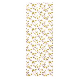 KOMESICHI irodori Japanese Traditional Towel Tenugui Fox and Torii 12.99 x 34.64 in with Tenugui Iroha (English Manual)