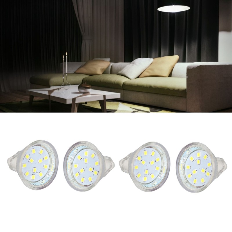 4PCS MR11 12LED Light Bulb 2W 300LM Spot Light Bulb