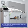sourcing map 4 Pcs Lid Support Hinge, Zinc Alloy Folding