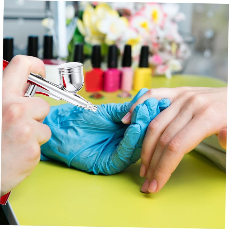 STOBOK Complete Air Brush Kit for Nails Airbrush Makeup Set