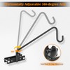 FEED GARDEN 2 Pack 13.5 Inch Deck Hooks for Vertical