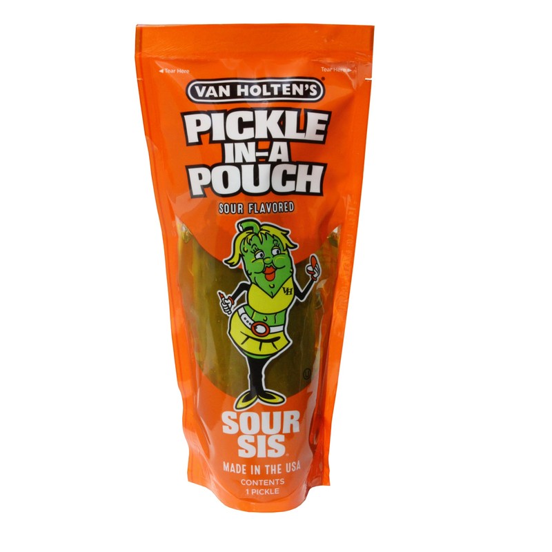 Van Holten's Pickles - Sour Sis Pickle-In-A-Pouch - 12 Pack
