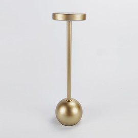 ONESKYLUMINA Cordless LED Table Lamp, Rechargeable Table Lamp, Gold Portable Touch Control Desk Lamp for Bedroom Living Room (Gold)