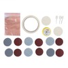 20pcs / set Watch Glass Polishing Pad Felt Polishing Buffing