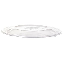 ECO PRODUCTS Compostable 48oz Squat Salad Bowl Lids, Case of 300, Fits 48oz Squat Round To Go Containers, Renewable PLA Material Made from Plants, Cold Foods, Clear, ASTM Compliant, BPI-Certified
