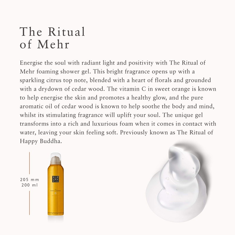 RITUALS The Ritual of Mehr Foaming Shower Gel, 200 ml