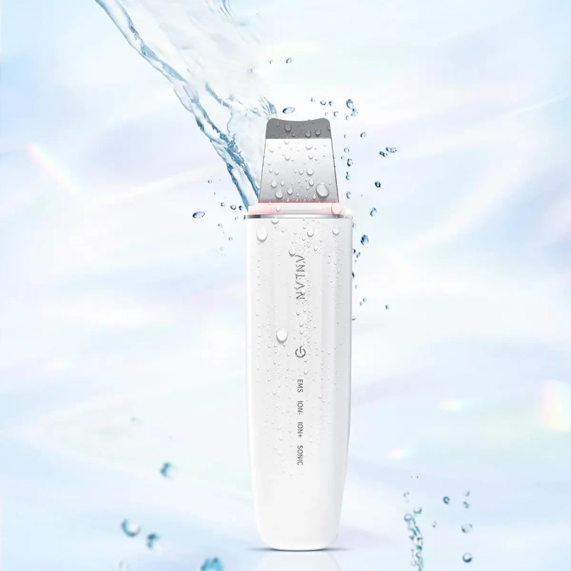 Exfoliador De Piel Anlan Ultrasónica Con Luz Roja Y Azul