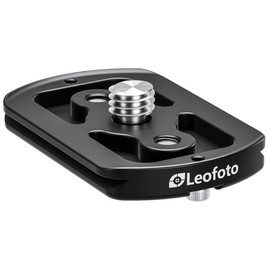 Leofoto 037881 P-LH47 Shoe Plate Quick Release Plate for Head Base Diameter 2.4 inches (60 mm) Compatible with Head Mounting Screws 3/8"-16 Compatible with Arca Switzerland, Aluminum