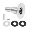 Anxingo 316 stainless steel thru hull/ex-haust fitting 24mm Tube Pipe