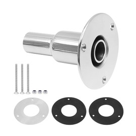 Anxingo 316 stainless steel thru hull/ex-haust fitting 24mm Tube Pipe Socket Hardware For Webasto Eberspacher (Straight)