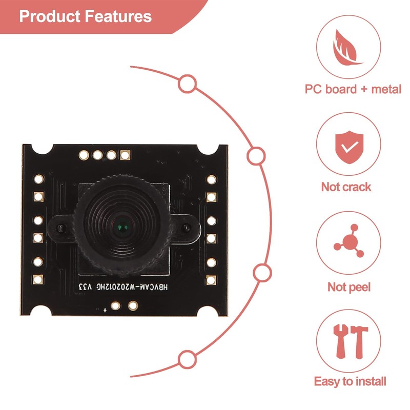 Hefddehy USB Kamera Modul OV9726 CMOS 1MP 50 Grad Objektiv