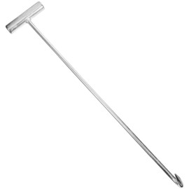 JECOMPRIS Metal Meat Boning Hooks Large T Shaped Hook Manhole Cover Hook Heavy Duty Pull Hook Drain Grate Lifter Lifting Tool for Moving Pulling