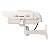Solar Power Dummy Fake Camera Home Surveillance Simulation Waterproof Monitor