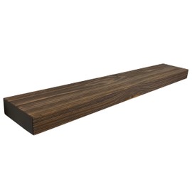Joel's Antiques 42 Inch Wooden Floating Shelves for Wall - 42x10x2 in - Made of Natural Wood - Long Heavy Duty Rustic Wall Shelves for Bedroom - Perfect for Living Room, Kitchen - Medium Brown