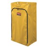 Rubbermaid Commercial Products Cleaning Cart Bag, 24-Gallon, Yellow, Collecting Refuse