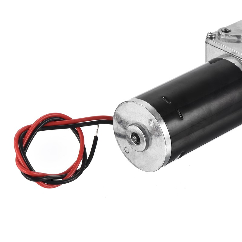 sourcing map DC 12V 3RPM Worm Geared Motor 8mm D