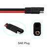 GINTOOYUN EC5 to SAE Cable, EC5 F/M Plug to SAE