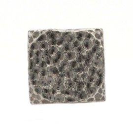 Stecksstore Hammered Flats Concho Antique Nickel Pewter 1" 7438-21