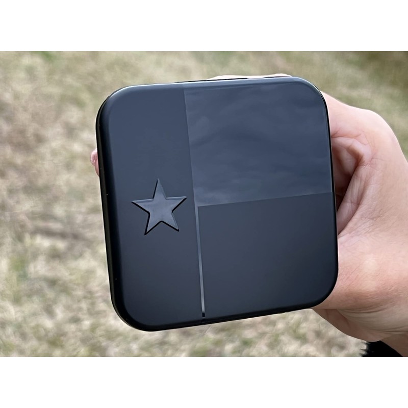 Texas State Metal Flag Hitch Cover Plug (Fits 2" Receiver,