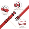 Reflective Dog Collar and Leash Set with Safety Locking Buckle