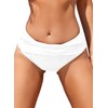 SHEKINI Bañador de Mujer Hipster Bikini Bottoms Cobertura Completa Bañador