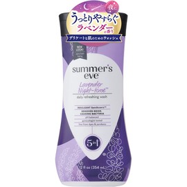 Summer's Eve Lavender Nighttime Wash, 12.8 fl oz (354 ml), 12.8 fl oz (354 ml) x 1 Bottle