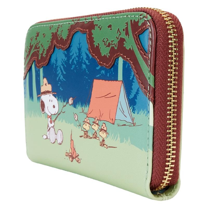 Peanuts 50th Anniversary Snoopy's Beagle Scouts Zip Around Wallet