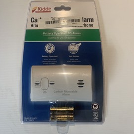 Kidde Carbon Monoxide Alarm Battery Powered 9CO5-LP2 New