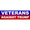 CafePress Veterans Against Trump Car Magnet 10 X 3 Car