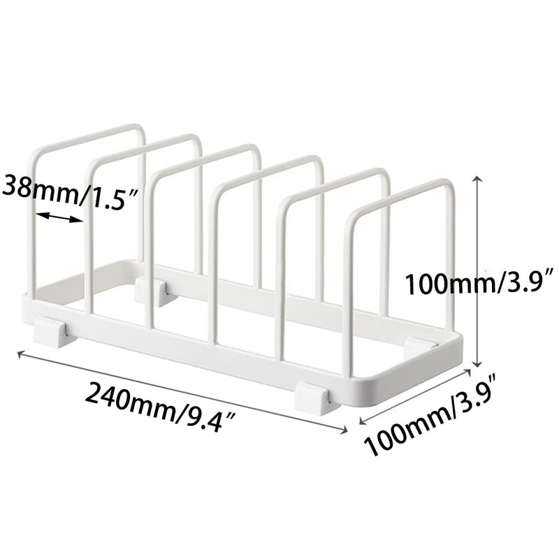 MINGFANITY 2 Pack Plate Home Accented Storage Rack, Plate Holders
